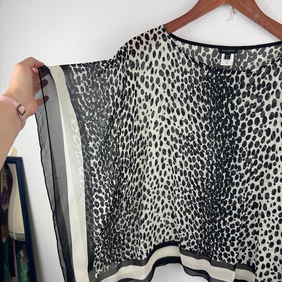 Talbots Silk Poncho - Picture 4 of 5